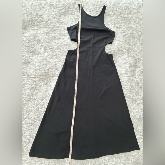 👗FRAME Cut Out Midi Dress 100% Organic Cotton - Picture 8 of 13